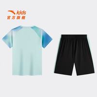 安踏 儿童夏季速干凉感短T短裤两件装