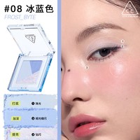3CE 方格眼影 三色盘猫薄荷橘棕色哑光学生淡妆NHO