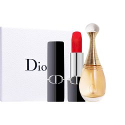 Dior 礼盒经典真我女士香水丝绒口红套装送女生礼物