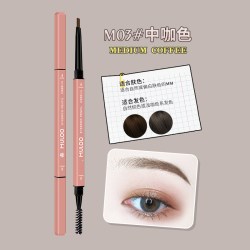 目录 3支装 MULOO目录玫瑰小方块双头眉笔防水自然持妆不易晕染野生眉
