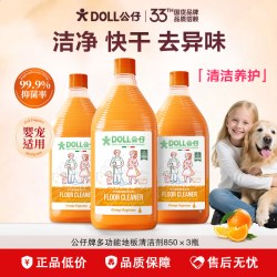 公仔牌 橘子味瓷砖清洁剂 850ml 瓷砖去污除菌持久留香