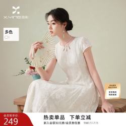香影 女士新中式印花连衣裙 2026