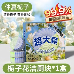 壹念 Y1nian 壹念 E0205-JCK2 马桶清洁剂块 200g 栀子花香 去污除垢除臭