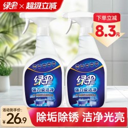 绿伞 瓷洁净组合 瓷砖清洁剂 660g*2瓶 强力去污