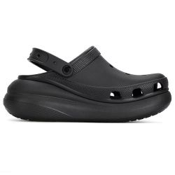 crocs 男女款洞洞鞋泡芙厚底增高透气速干沙滩凉拖鞋207521