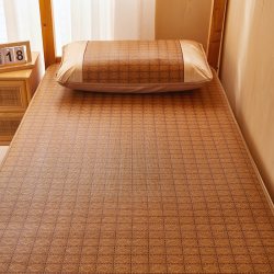 舒身 夏季藤席宿舍单人学生凉席可折叠草席上下铺寝室裸睡冰丝席子家用