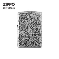 ZIPPO 店之宝卷草纹煤油防风打火机