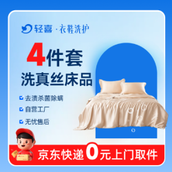除螨杀菌真丝床单4件套/1个枕头深度洗