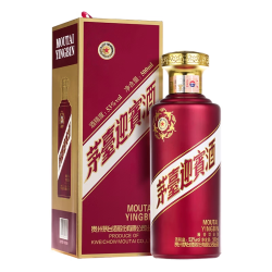 茅台酱香酒 MOUTAI 茅台 迎宾酒 紫 53%vol 酱香型白酒 500ml 单瓶装