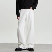 百亿补贴：MJ STYLE 男士阔腿牛仔裤 2026新款潮牌宽松秋季休闲裤