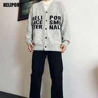 百亿补贴：HELIPORT 海马标语字母慵懒风潮牌男士毛衣