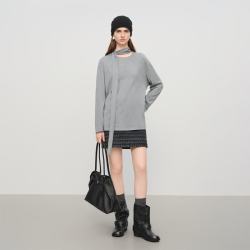 范思蓝恩 ECHO轻奢系列 女士飘带上衣 4034