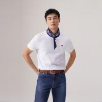 Levi's 【LOGO印花】男士纯棉短袖T恤 白色