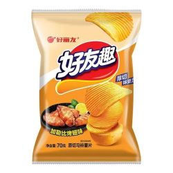 好丽友 好友趣 薯片 加勒比烤翅味 70g