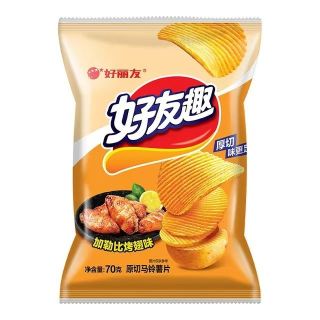 今日必买：好丽友 好友趣 薯片 加勒比烤翅味 70g