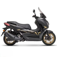 天鹰 TX250F 黑金版 燃油踏板摩托车 复古摩旅通勤（赠手套*1）