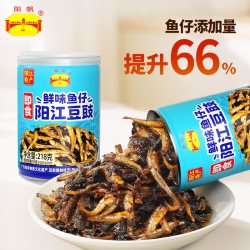 阳帆 阳江即食豆豉鱼仔罐头218g