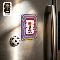 国际足球联合会 会徽变幻冰箱贴2026美加墨世界杯正版周边fifa官方授权文创