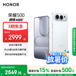 荣耀 500 5G手机 12GB+256GB 月光银