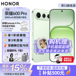 荣耀 600 Pro 手机 12GB+256GB 青苹果