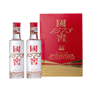 泸州老窖 国窖1573 浓香型白酒 38度 100ml*2瓶