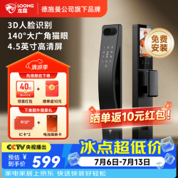 龙霆 A1F 3D人脸识别 智能门锁