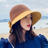 赫卡维 春季新款渔夫帽女防晒百搭