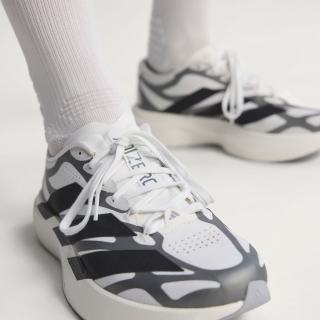 adidas ADIZERO EVO SL EXO M 竞速超轻马拉松跑鞋 41码 黑色/白色/亮金属铁灰