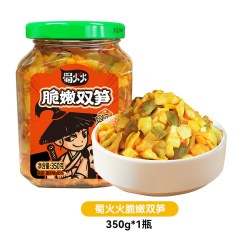 吉香居 蜀火火脆嫩莴笋香辣爽口榨菜咸菜佐餐350g*1瓶