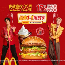 麦当劳 巨无霸两件套
