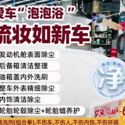 天猫养车 [精致洗车]90min爱车雪顶泡沫SPA|轿车