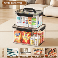 纳份爱 大容量高透PET收纳箱