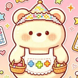 双人拼豆嗨翻天工作日一天包熨烫•优质豆•221色全