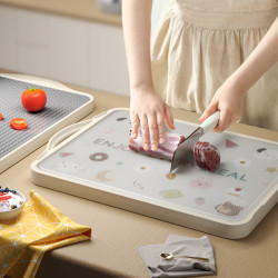 艾仕可 不锈钢菜板防霉抗菌家用切菜板砧板案板厨房粘板水果占板双面