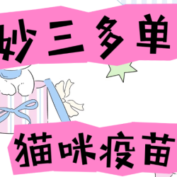 妙三多猫三联1针