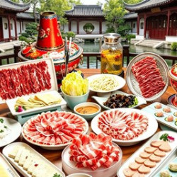 元南门涮肉 盛夏狂欢•七荤七素鼎奢4人豪华套•暑期游京嗨吃