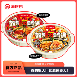 海底捞 超大鸳鸯锅自热火锅 麻辣番茄 免煮 户外朋友聚餐 大份分享