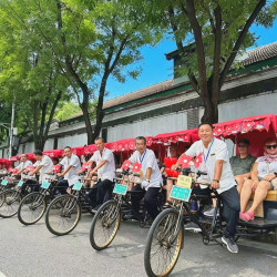 胡同里的爷什刹海胡同游-黄包车游玩体验票