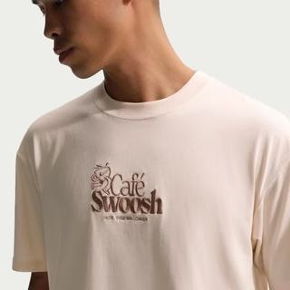 耐克 II3692-103 LSE CAFE SWOOSH I 白色 XL 男子短袖T恤