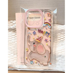 banca happy可爱小象iphone15/13/12苹果14手机壳华为vivo小米oppo