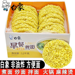 白象 非油炸方便面 面饼 炒面 速食面 鸡蛋面 早餐面条 煮面 火锅面 整箱装