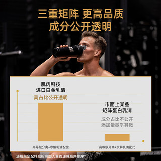 肌肉科技 白金乳清蛋白粉 香草蛋糕味 2磅 桶装