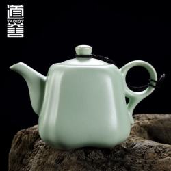 景盏 陶瓷汝瓷过滤家用可养四方壶