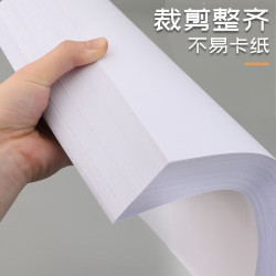 A4复印纸打印纸70g空白凭证A4白纸草稿纸画画纸双面便宜办公打印纸京喜自营 70g 100张