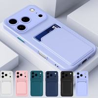 捷威丘 硅胶插卡手机壳 适用iPhone系列