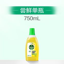 滴露 地板清洁剂 宠物拖地专用清洁液 750ml 柠檬香