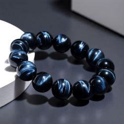 XIYOOMI 天然闪电虎眼石手链 9.8-10.8mm 19颗