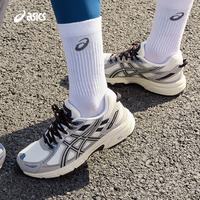 亚瑟士 男鞋女鞋舒适运动鞋耐磨越野慢跑鞋透气GEL-VENTURE 6 奶白色/灰色 42.5
