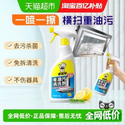 老管家 抽油烟机清洗洁剂500g厨房强力去油污重油污净去垢杀菌
