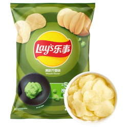 乐事 薯片 清新芥香味 70克 休闲零食
